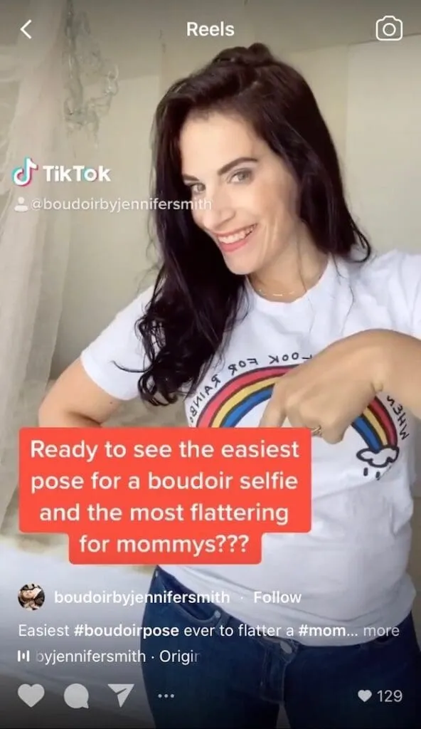 Bodoirbyjennifersmith Instagram Reel Mommy Posing Tip 592x1024