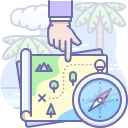 Iconfinder 013 Map Navigation Treasure Level Design Adventure Camping 2090362