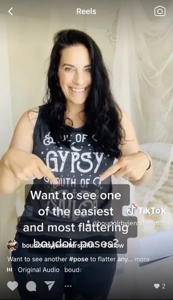 Boudoirbyjennifersmith Instagram Reel Easy Posing Tip 592x1024