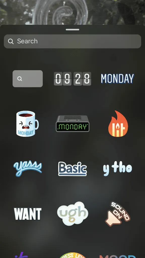 Instagram Camera Reels Stickers 576x1024