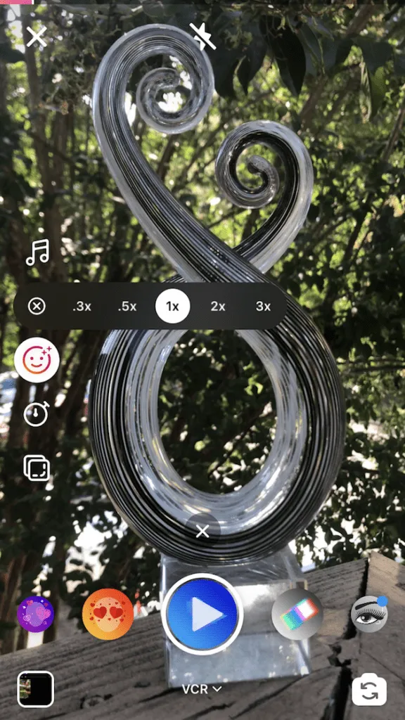 Instagram Camera Reels Speed Bar 576x1024