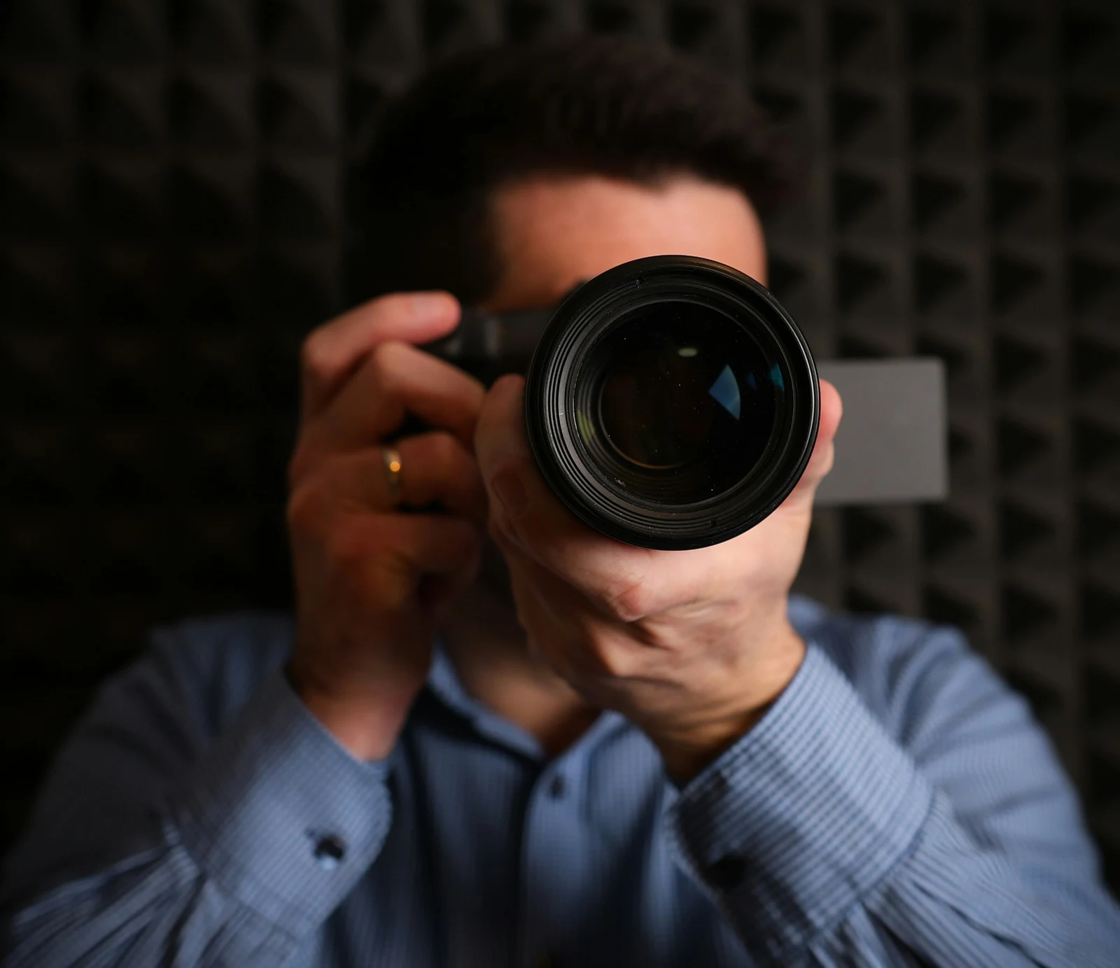 Photographer with camera — focus on shooting while Claude handles the business