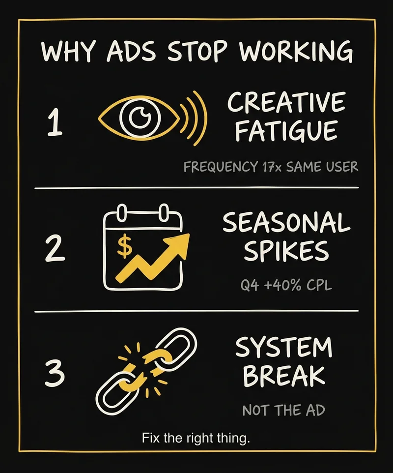 Why photography ads stop working — the 5 most common failure points