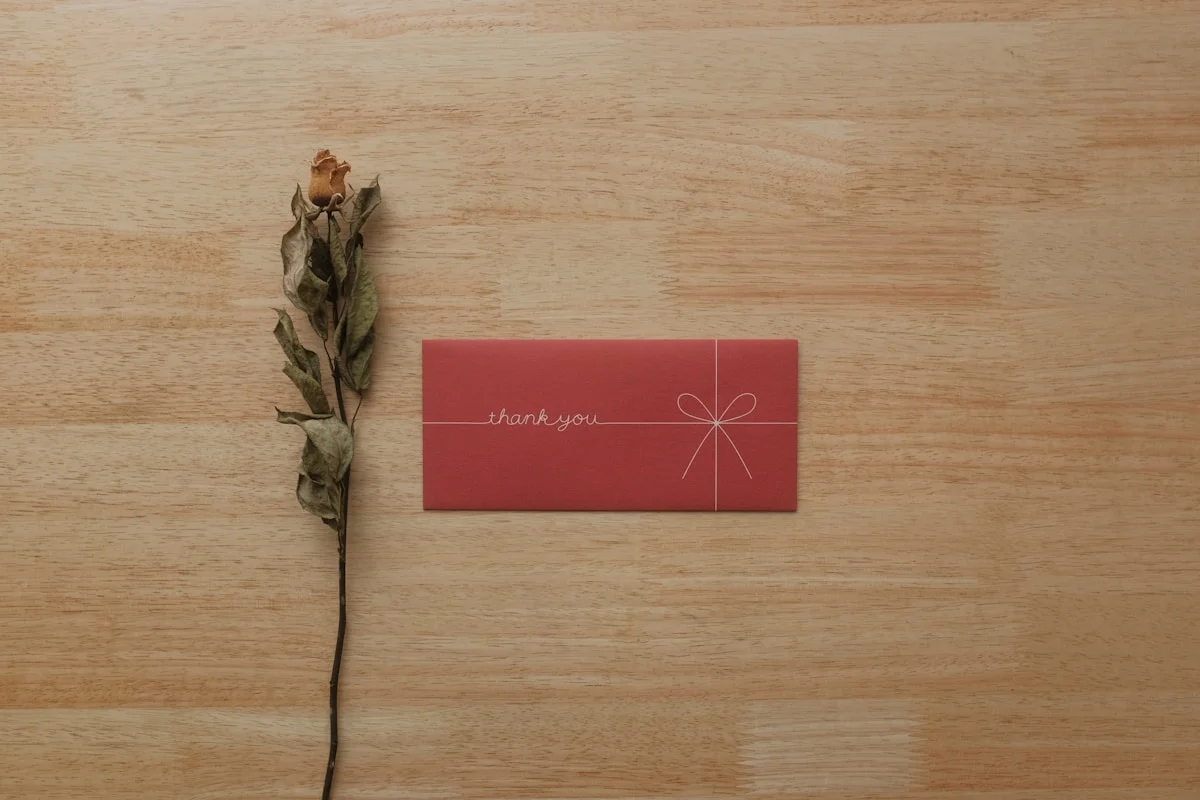 Gift certificate card for photography referral program